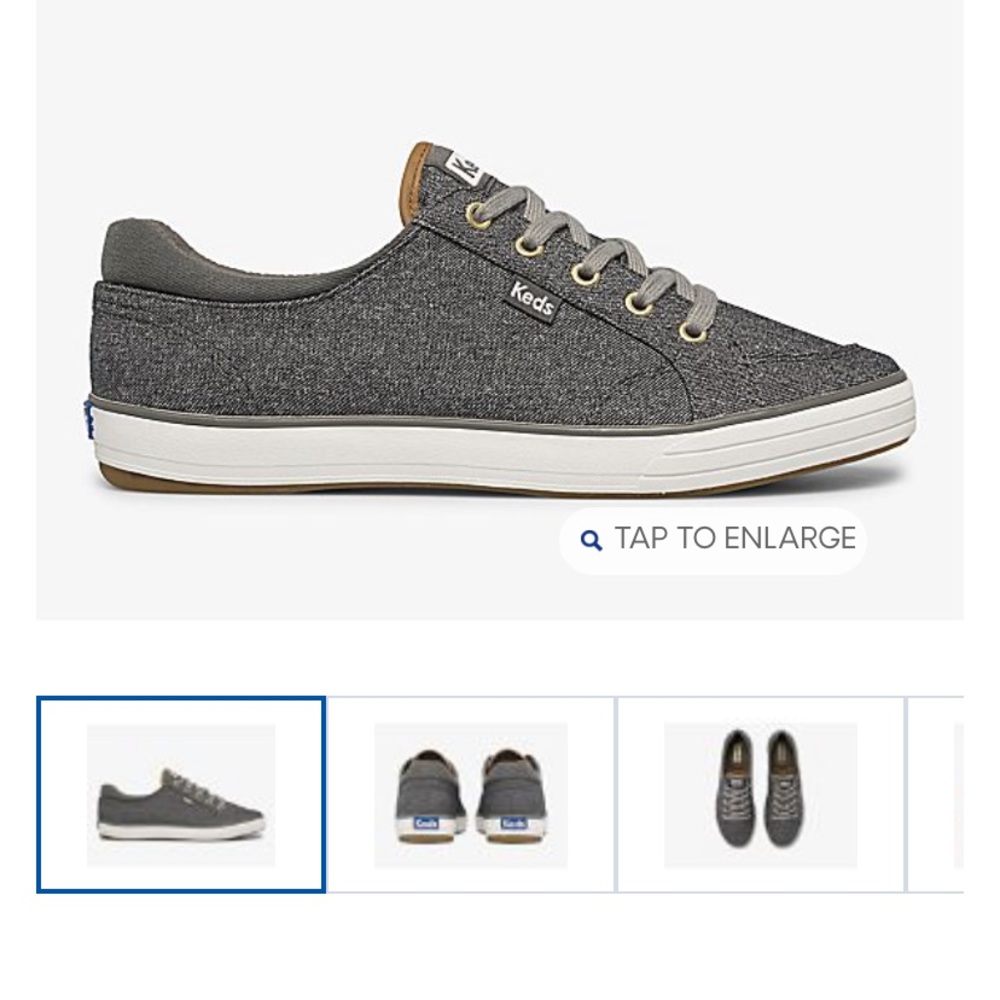 Womens grey keds, size 7. New still in box!